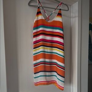 Elaine Rose Colorful Striped Dress